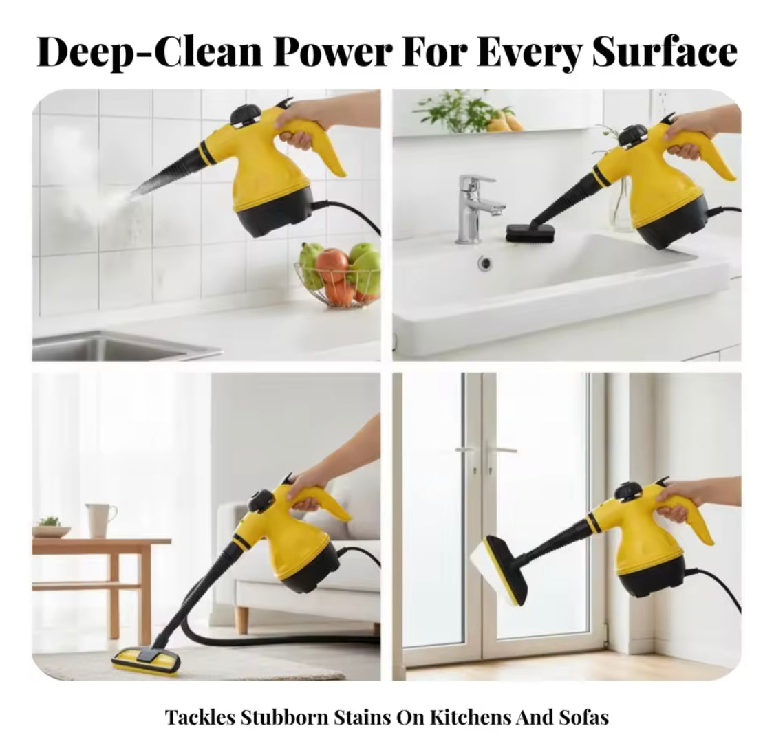 Handheld Steam Cleaning Machine, High Temperature Pistol Grip Steam Cleaner, Multi Purpose Air Conditioner Appliances, Cleaning Gadget
