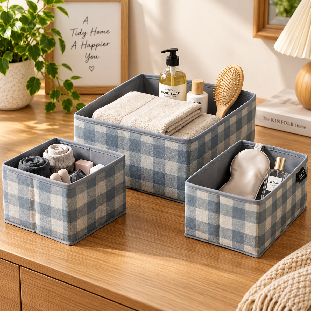 3pcs Foldable Wardrobe Storage Bag, Foldable Travel Storage Bags, Multi Purpose Wardrobe Organizer Set, Closet Organizer
