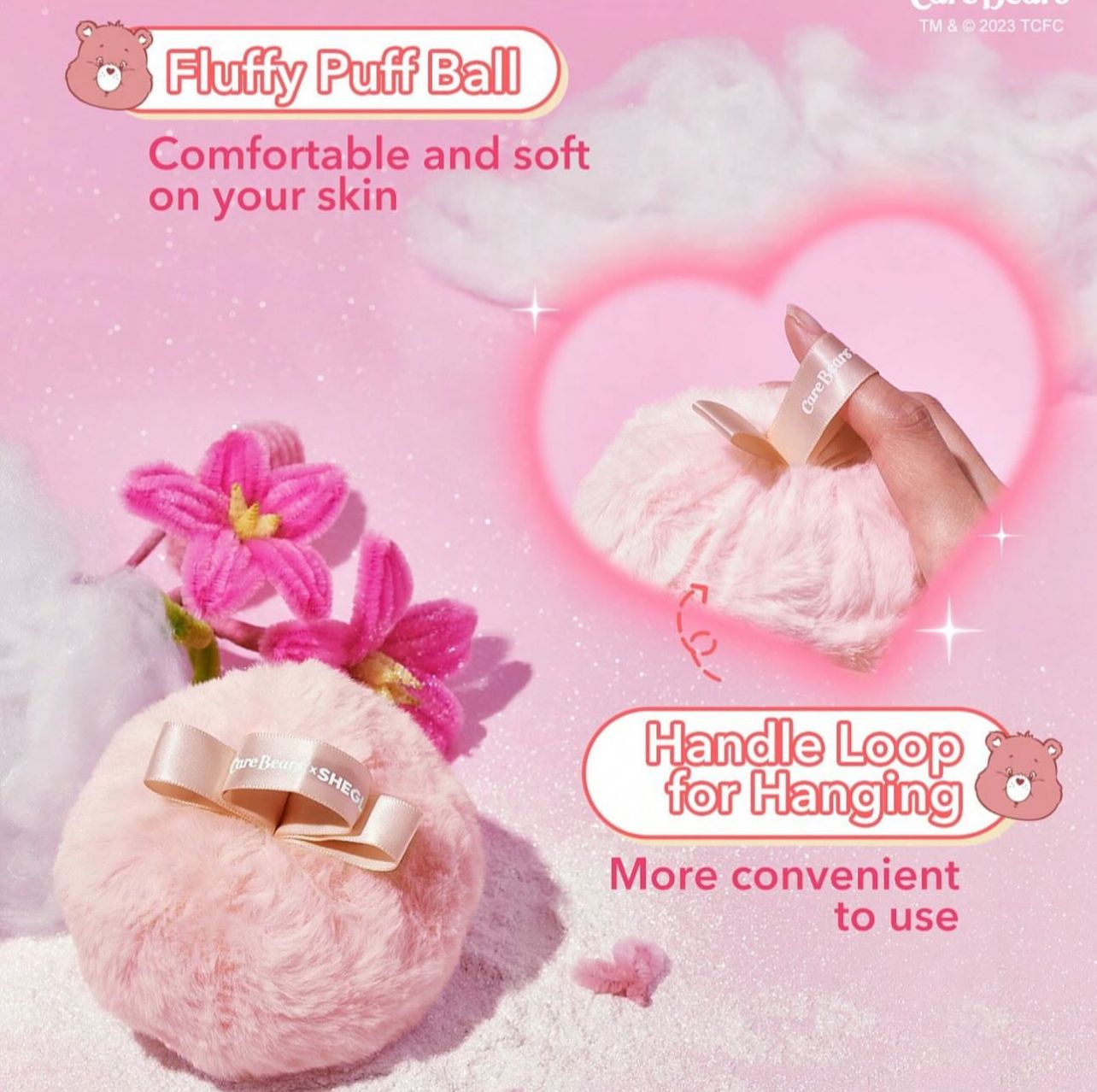 Highlighter Peach Shaped Plush Puff, Body Face Highlighting Poweder Puff, Multi-use Cosmetic High Gloss Beauty Gilter Puff