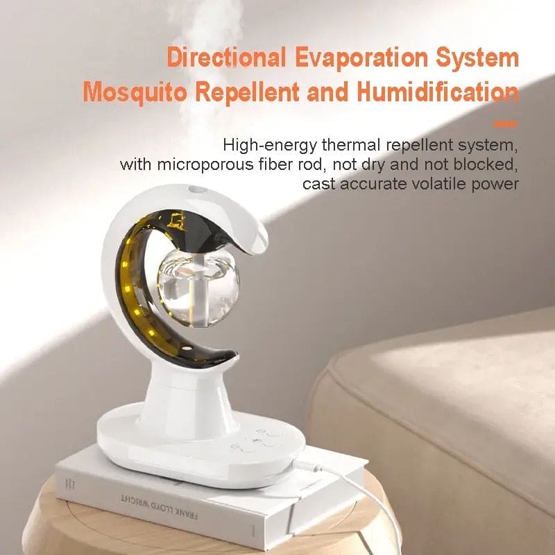 Smart Mosquito Repellent Humidifier, 3 In 1 Household Pest Repeller, Electric Multifunctional Silent Bedroom Spray Air Humidifier, Bug Zapper with UV Light, Ultrasonic Repellent Humidifier