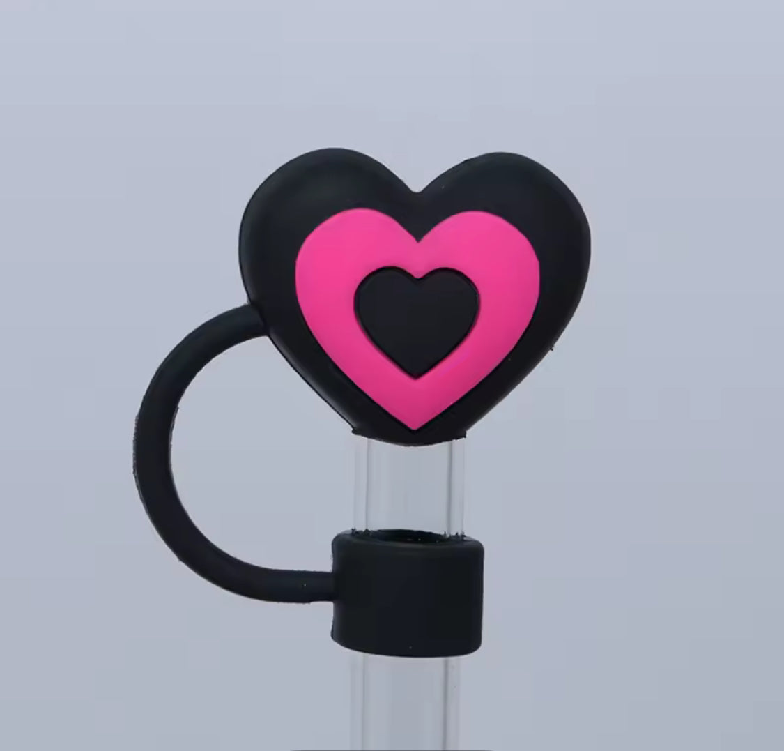 Set Of 3 Silicone Straw Topper, Dust Proof Tumbler Straw Cover, Reusable Straw Tips, Straw Cup Accessories