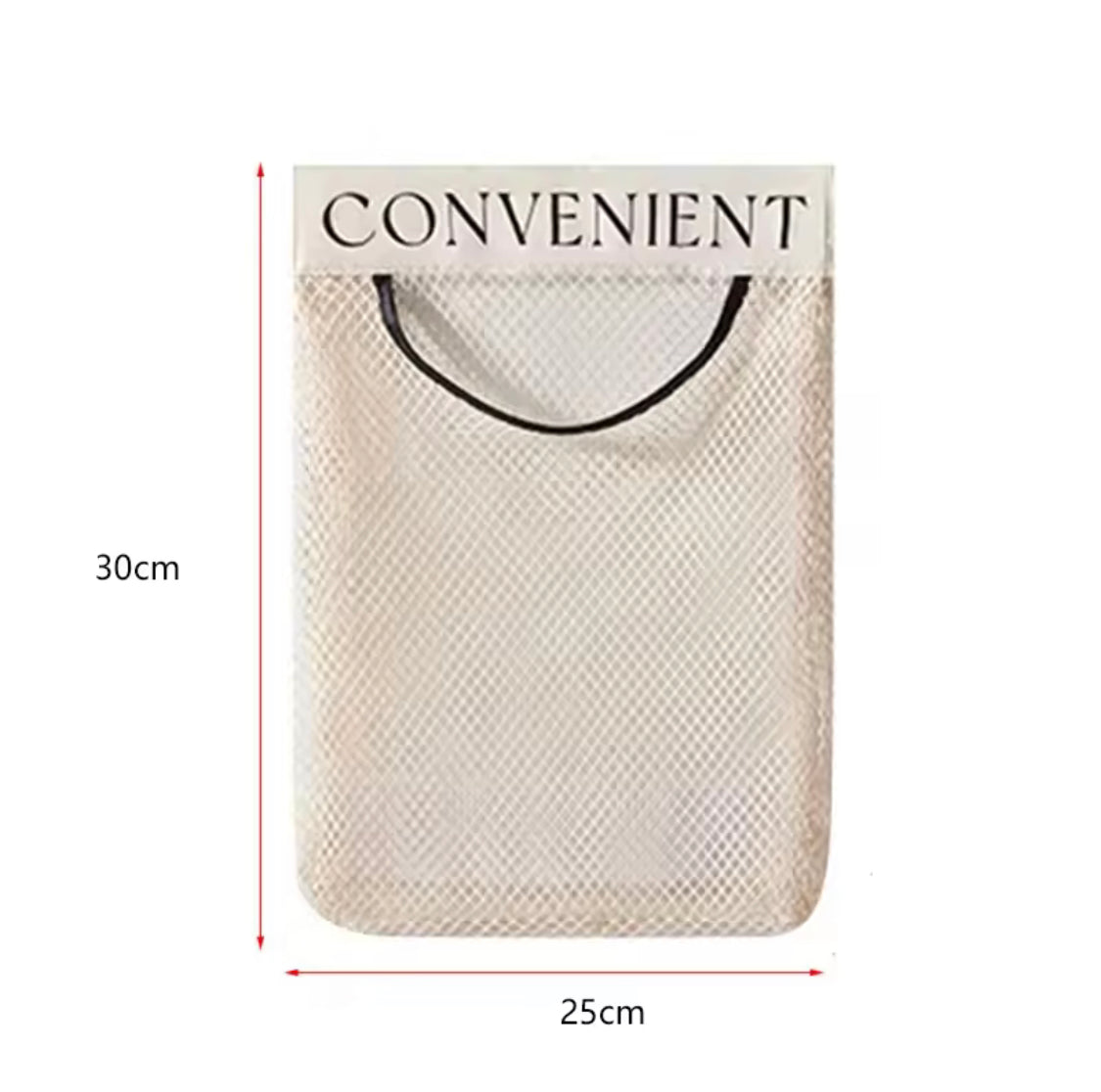Hanging Storage Mesh Bag, Plastic Shopping Bags Dispenser, Wall Mounted Mesh Storage Bag, Hanging Garbage Bag Holder