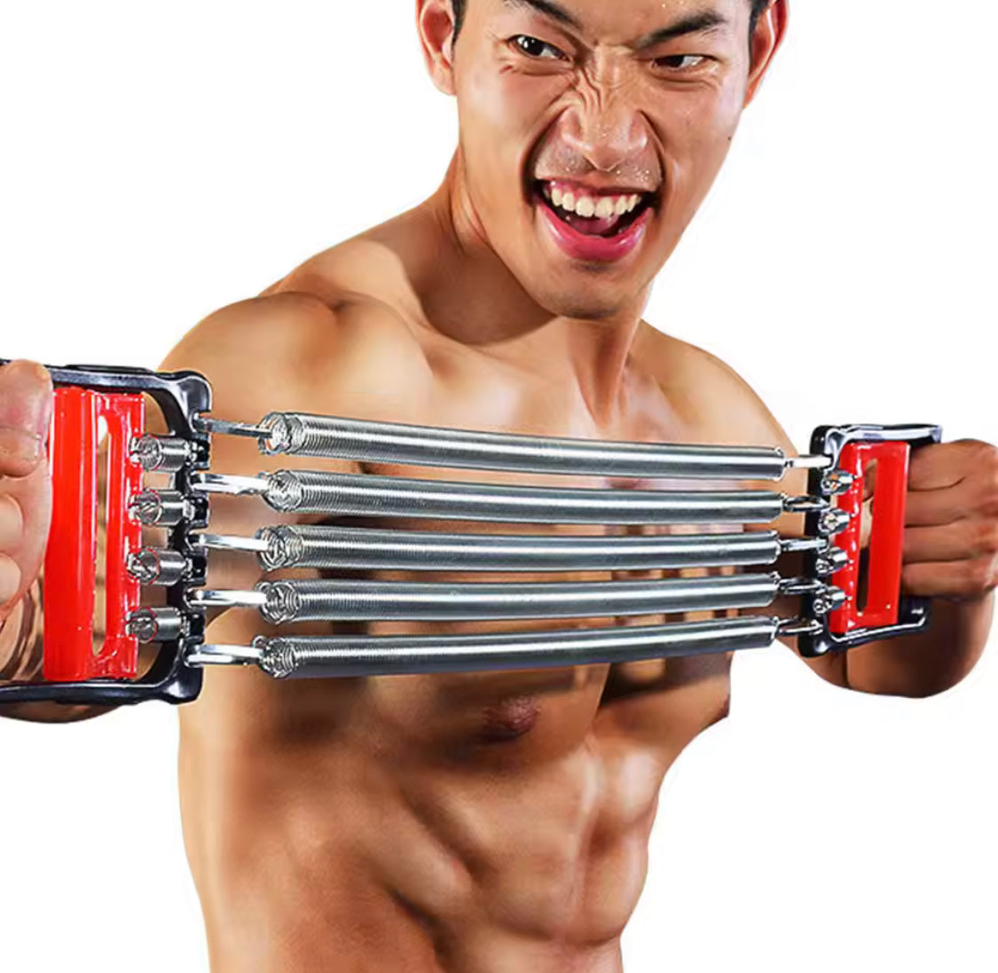 Multifunctional Chest Muscle Training Equipment, Detachable Fitness Gym Resistance Bands, Spring Puller Chest Expander