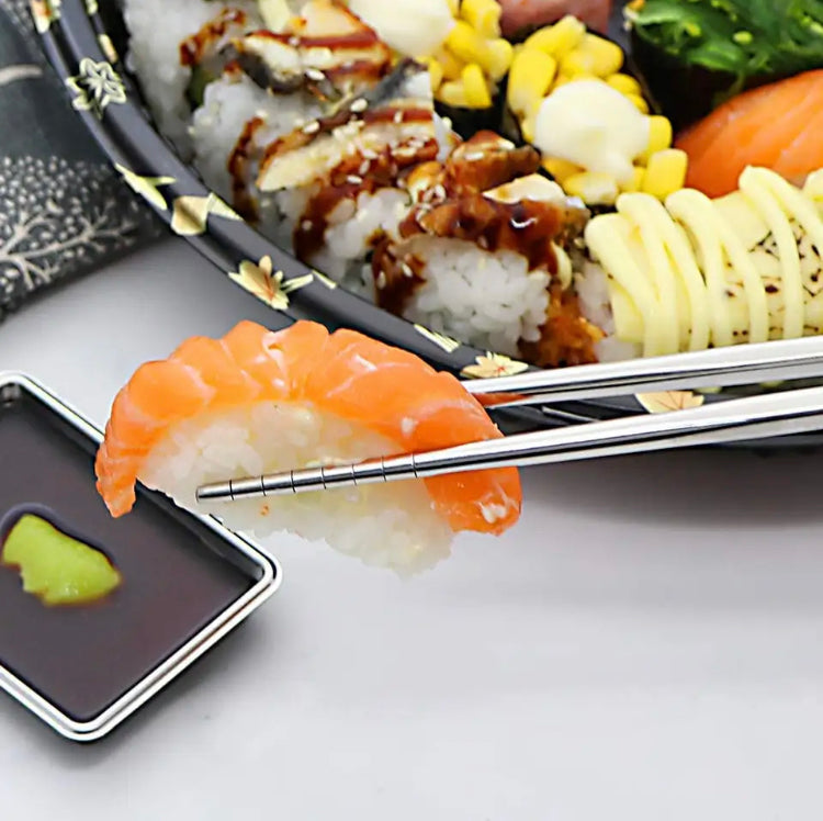 Reusable Sushi Chopsticks, Detachable Outdoor Folding Chopsticks, Portable Utensils Trekking Camping Accessories