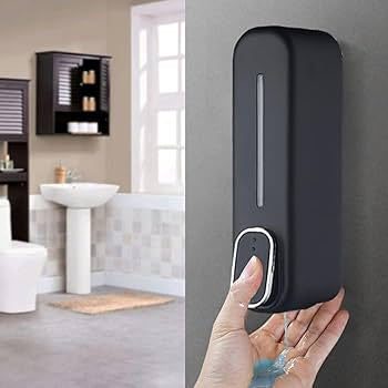 Wall Mounted Liquid Hand Soap Dispenser, Wall Hanging Sanitizer Dispenser, Liquid Shower Soap Dispenser, Multipurpose Soap Dispenser