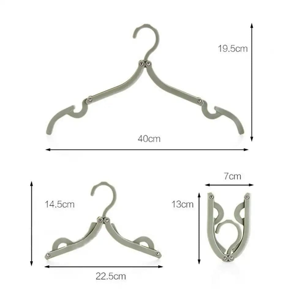 T Shaped Stacking Clothes Hanger, Folding Clothes Hanger, Multifunctional Clothes Hanger, Space Saving Plastic Clothes Holder