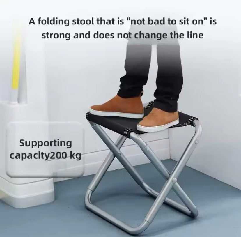 Foldable Outdoor Camping Chair Stool, Foldable Fishing And Camping Stool, Easy Carry Folding Stool