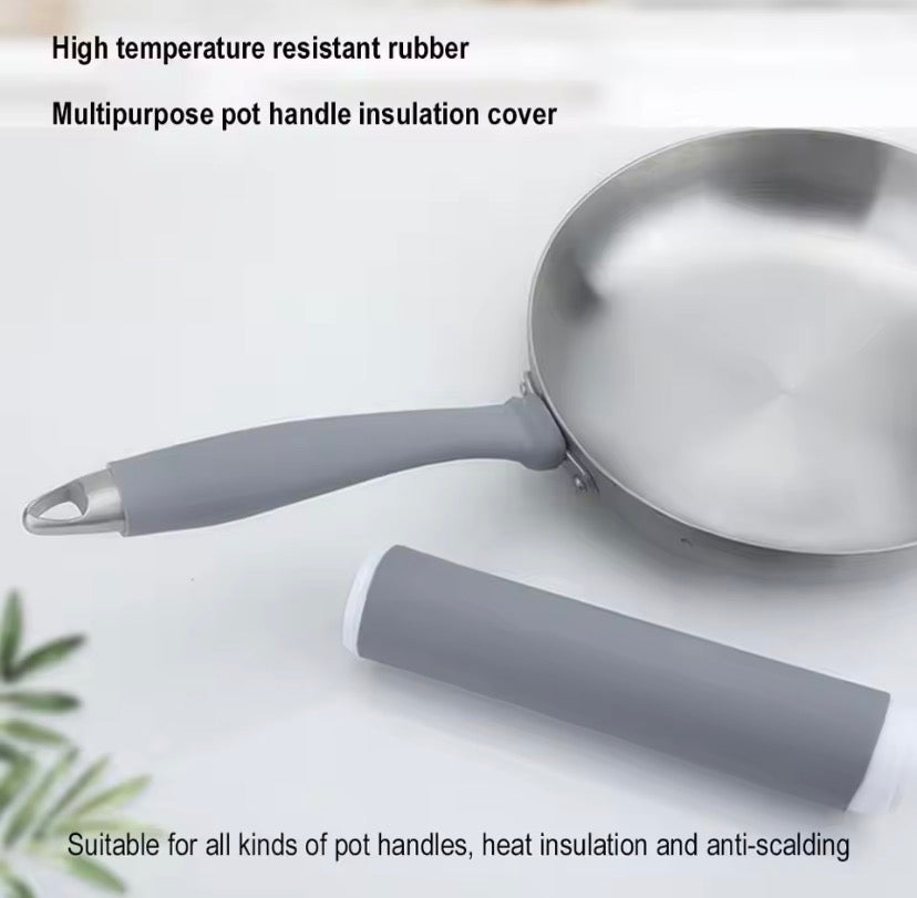 Multipurpose Pot Handle Insulation Cover, Versatile Silicone Pan Handle Glove, Pot Pan Handle Grip Holder