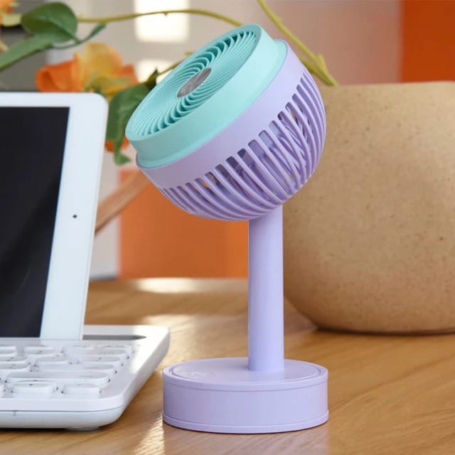 Mini Pedestal Fan, Desktop Cooling Fan, Portable Electric Fan, USB Charging Mini Fan