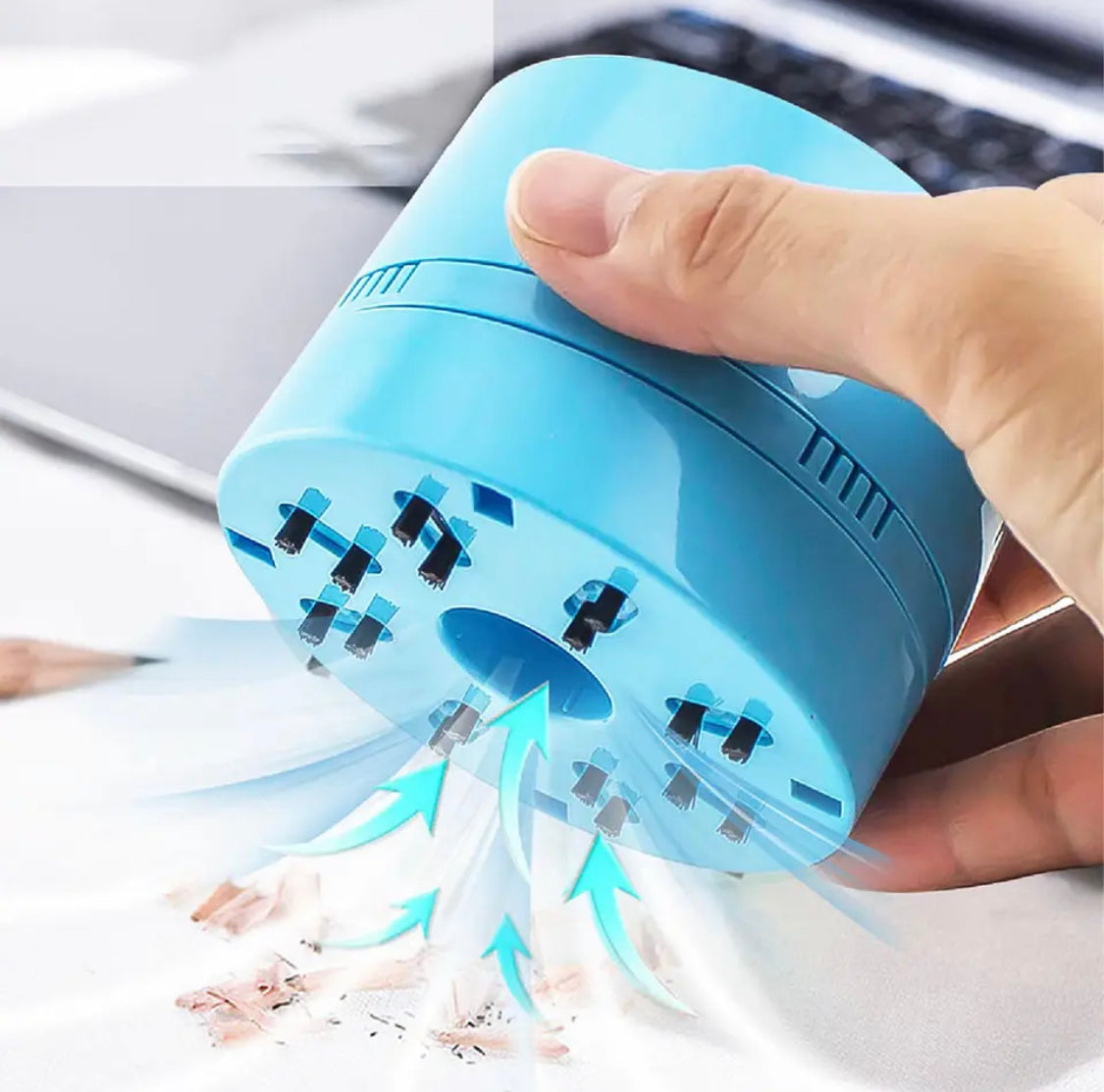 Mini Desktop Vacuum Cleaner, Portable Dust Remover, Handheld Table Keyboard Sweeper