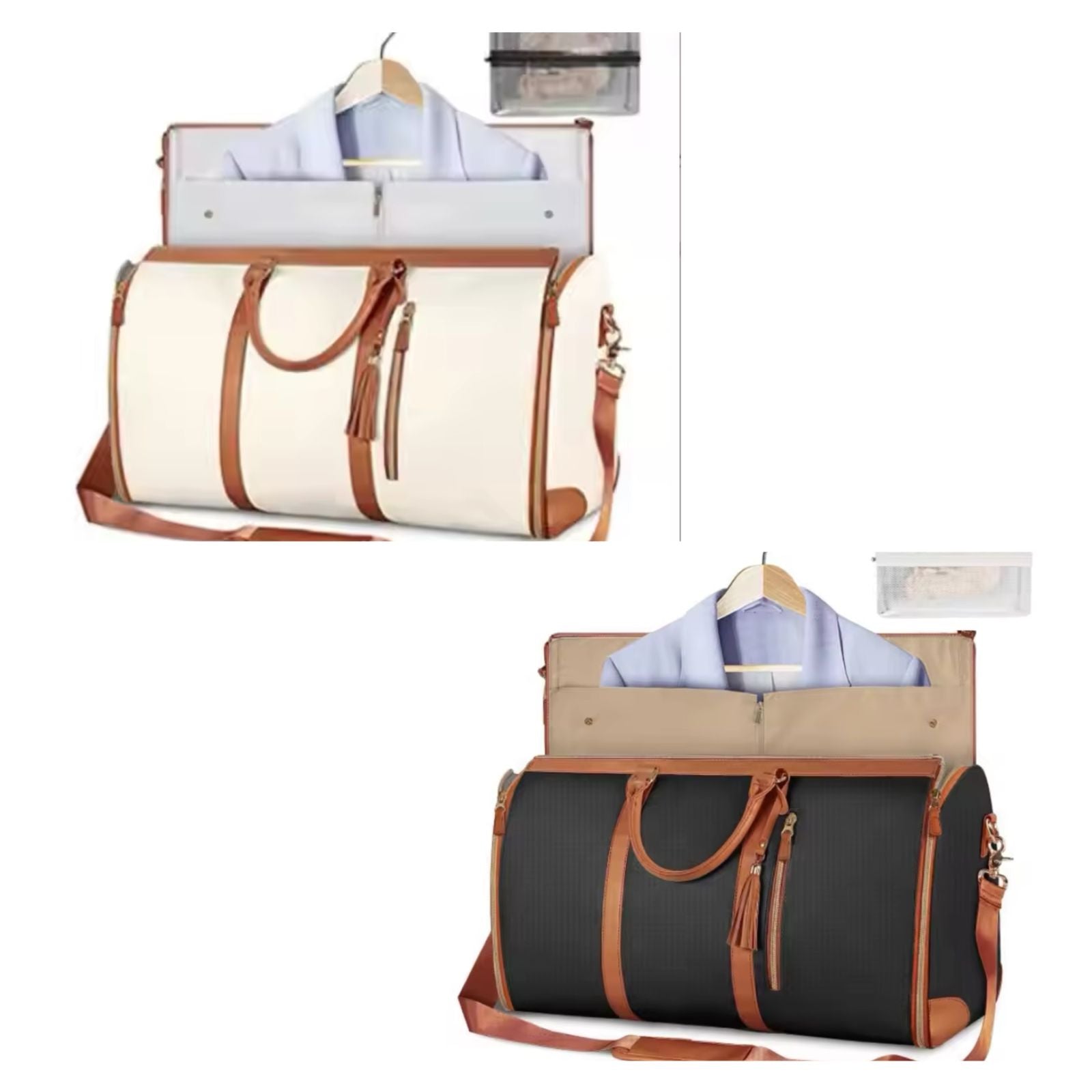 Women Duffel Travel Bag, Multifunctional Luggage Garment Bag, Foldable Men And Women Travel Bag