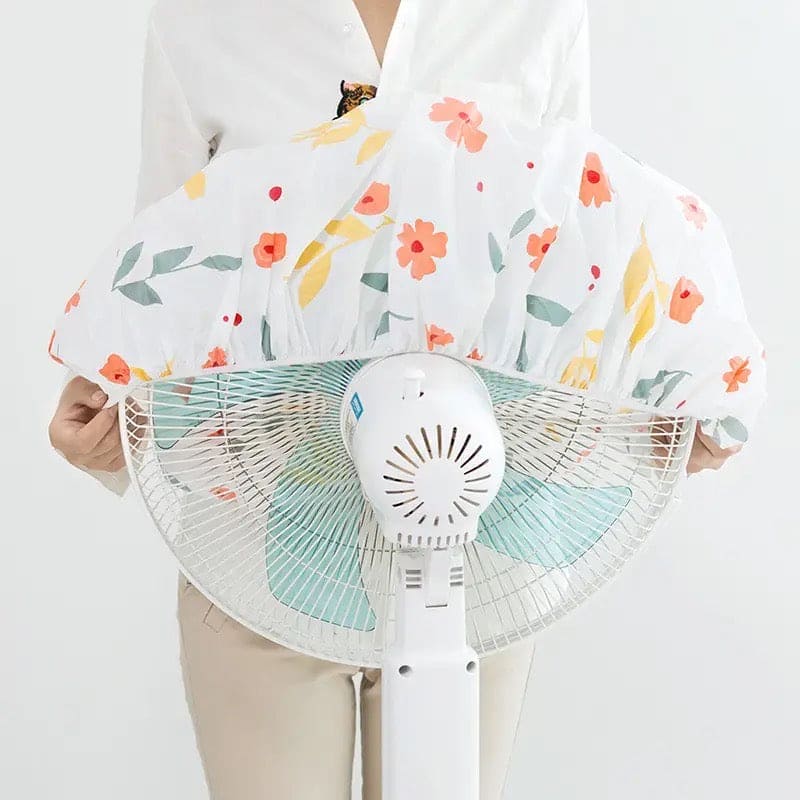 Pedestal Fan Cover, Electric Fans Round Dustproof Cover, Summer Reusable Fan Dust-proof Mesh Cover, Household Floor Electric Fan Dust Cover, Waterproof Dustproof Stand Fan, Home Floor Fan Washable Cover