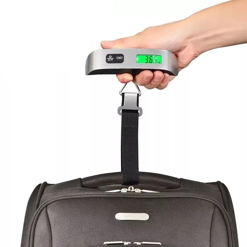 Electric Luggage Scale, Portable Digital Scale, Travel Weighs Baggage Bag Weight Balance Tool, Portable LCD Digital Hanging Scale, Portable Digital Travel Scales for Suitcases And Bags