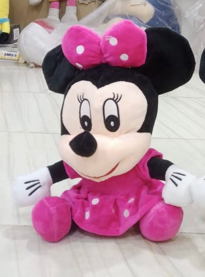 Disney Minnie Mouse Plush Toy, Kids Anime Cute Dolls Pillow, Kids Soft Plush Toy