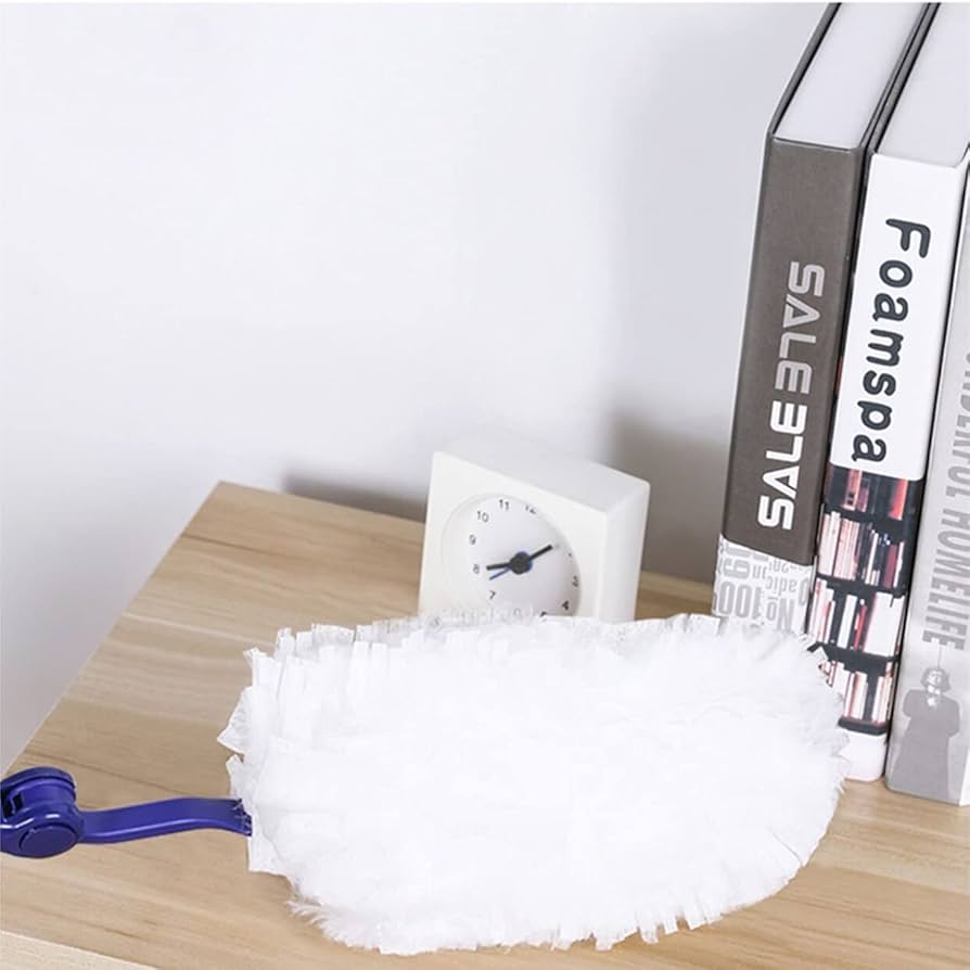 Dusting Brush With Disposable Electrostatic Absorbent, Disposable Dusters With Replace Heads Refills, Microfibre Duster Brush, Car Dust Brush