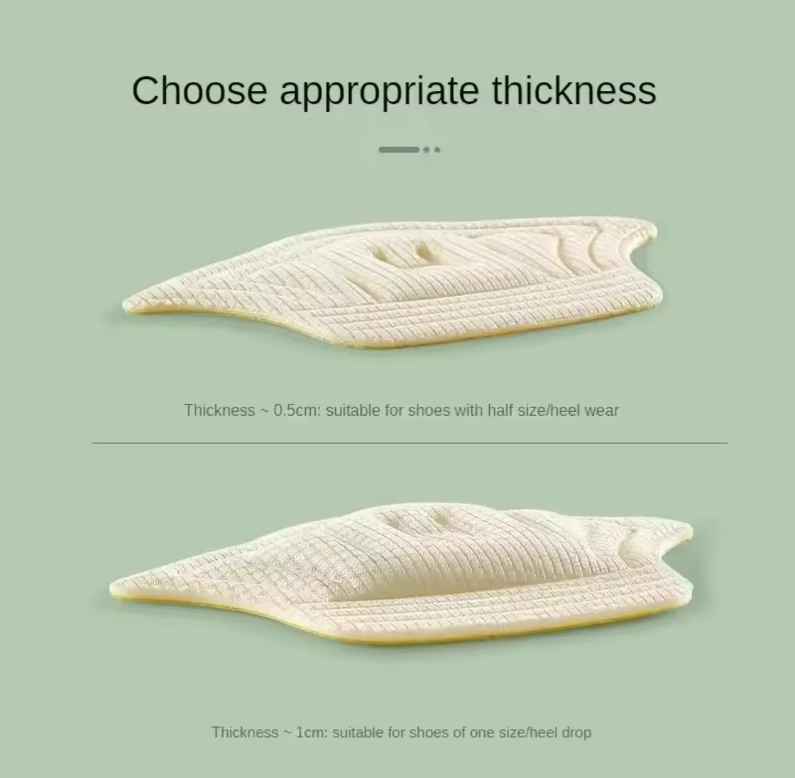 Cushion Shoe Insole, Adjustable Heel Protector, Pain Relief Shoes Back Sticker Cushion