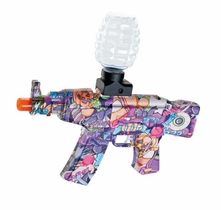 Printed Water Bomb Gun, Outdoor Gel Bullet Toy, Electric Shock Wave Shooting Gun