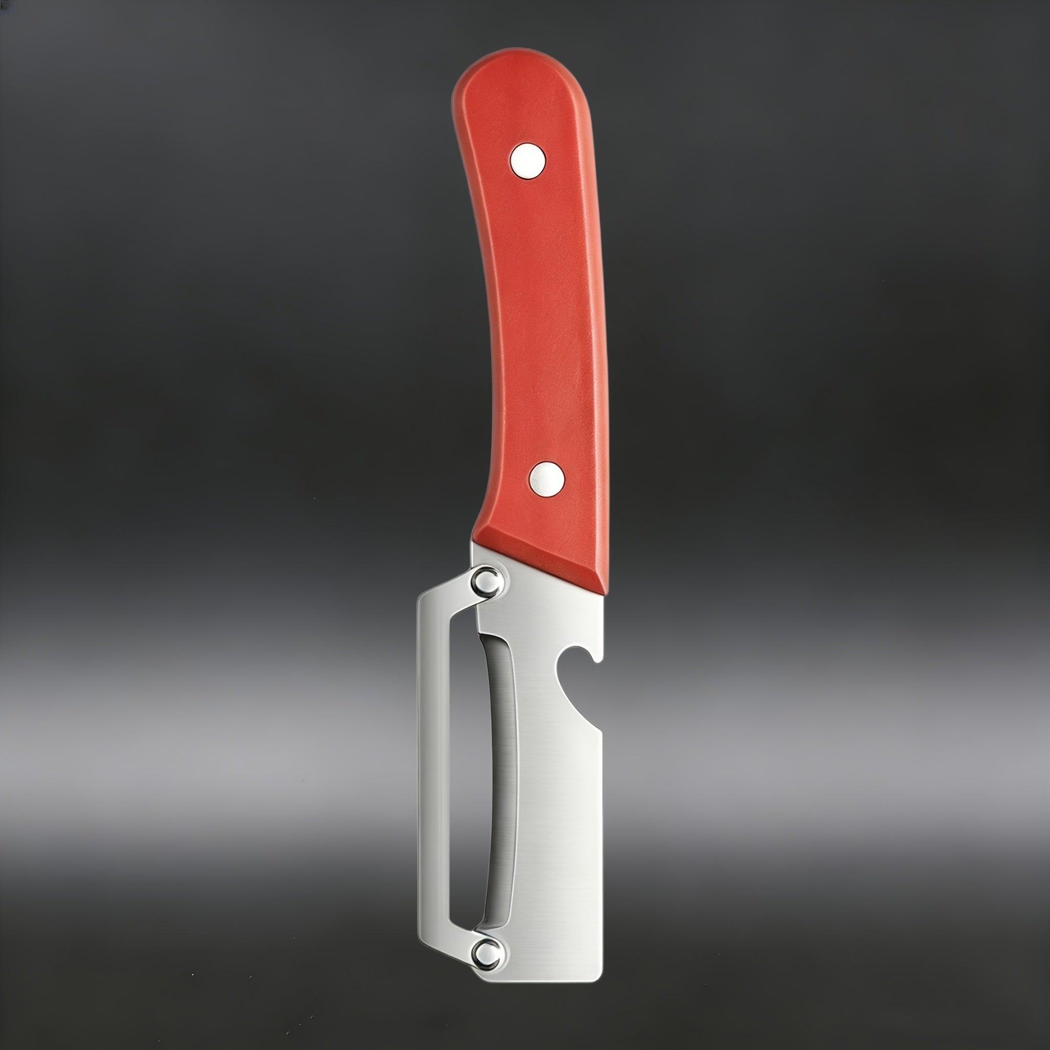 2 In 1 Stainless Steel Peeler With Wooden Handle, Multifunction Vegetable Peeler, Fruit Knife With Bottle Opener, Kitchen Tool