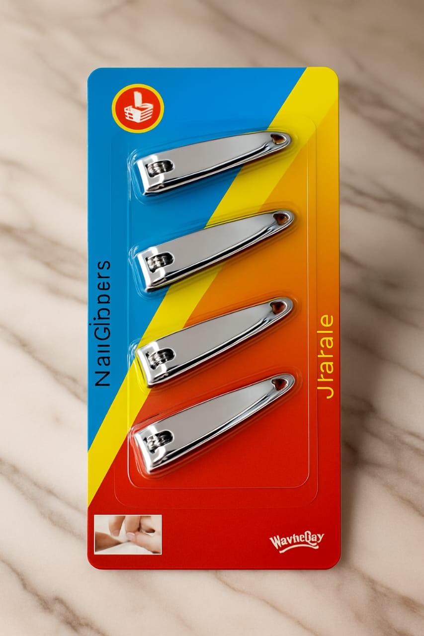 Set Of 4 Stainless Steel Nail Clipper, Nail Trimmer Tool, Manicure Tool For Women, Toenail Clipper