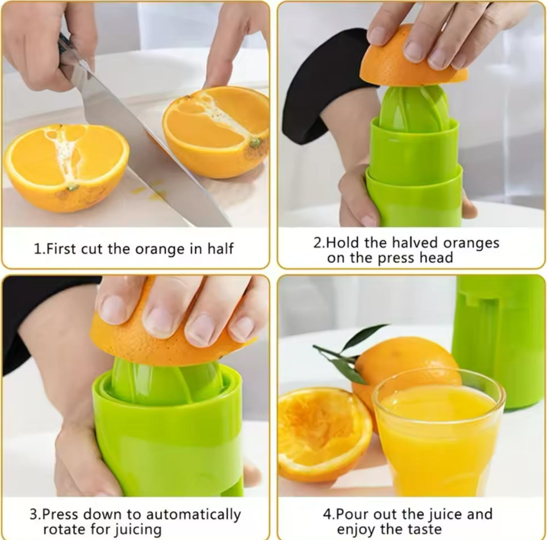 Multifunctional Juice Extractor, Portable Easy Clean Citrus Juicer, Leakproof Citrus Squeezer, Kitchen Accessories Tools