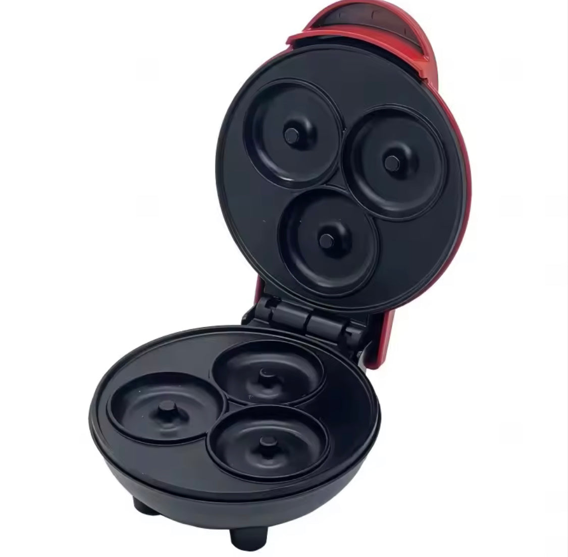 Mini Mighty Waffle Maker, Electric Waffles Maker Machine, Breakfast Dessert Baking Machine, Portable Non Stick Waffles Maker, Calf Crossing Foldable Waffle Pancake Maker, Electric Cake Maker For Pancakes Cookies Non Stick Coating