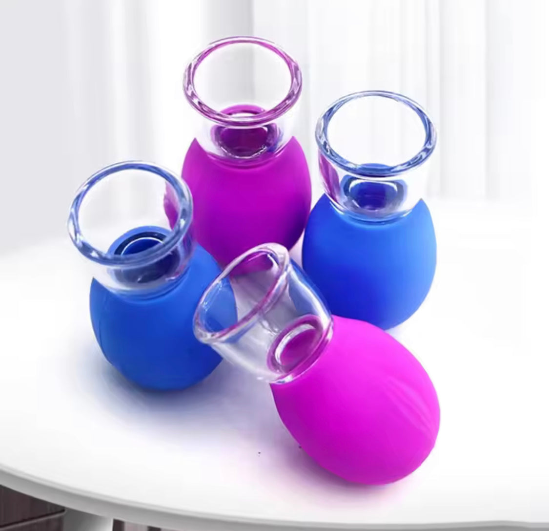 Facial Cupping Vacuum Machine, Facial Lifting Beauty Therapy Tool, Silicone Cupping Cups for Muscle Relaxation