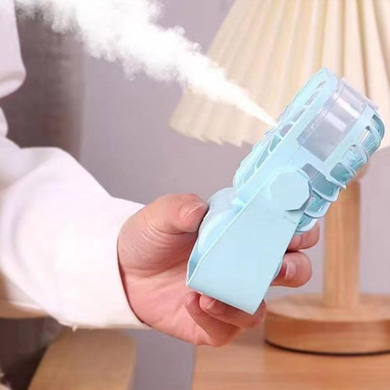 Rechargeable USB Desk Spray Fan, Water Spray Mist Table Fan,Portable Mini Travel Fan, Mini Humidifier Fan