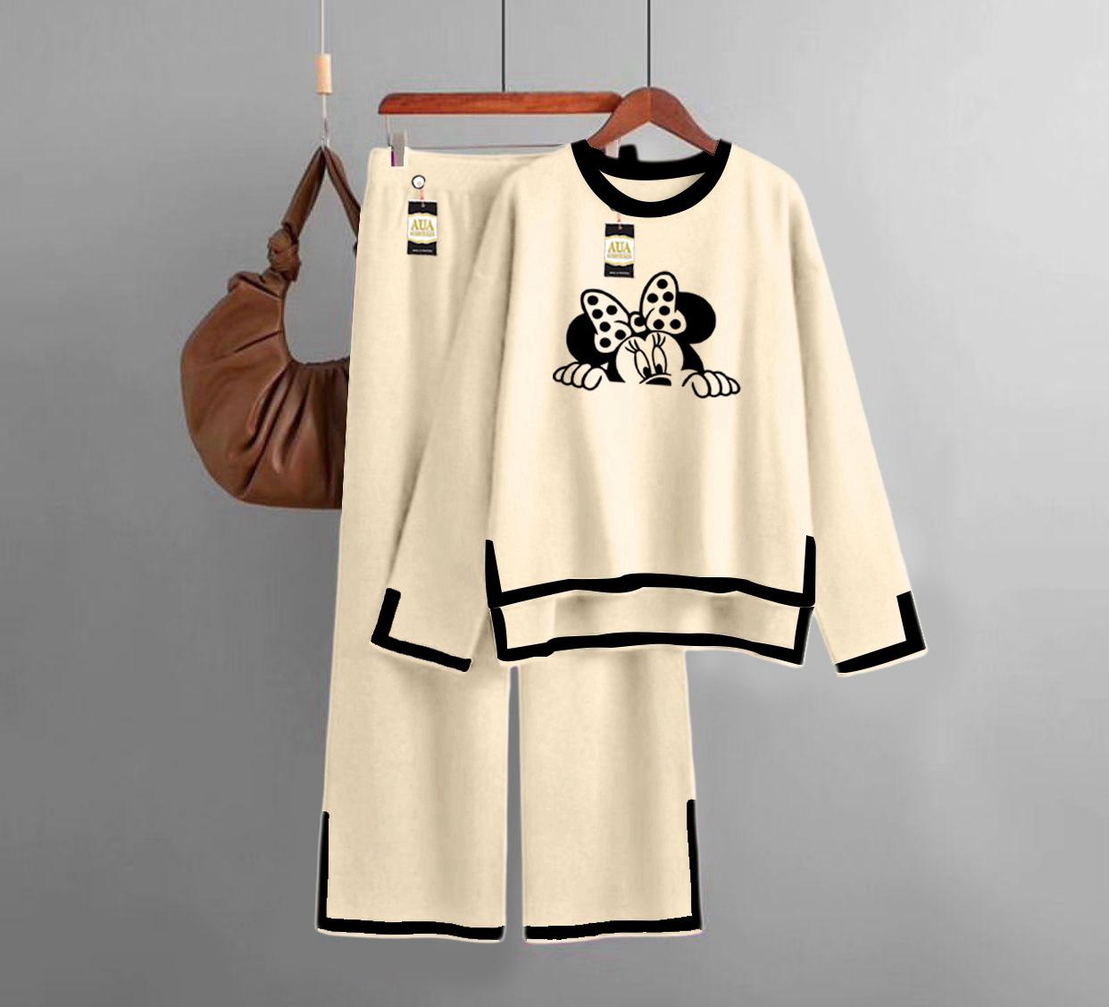 Women Printed Night Suit, Sleep Wear Comfy Dress For Women, Cute Cartoon design Night Wear