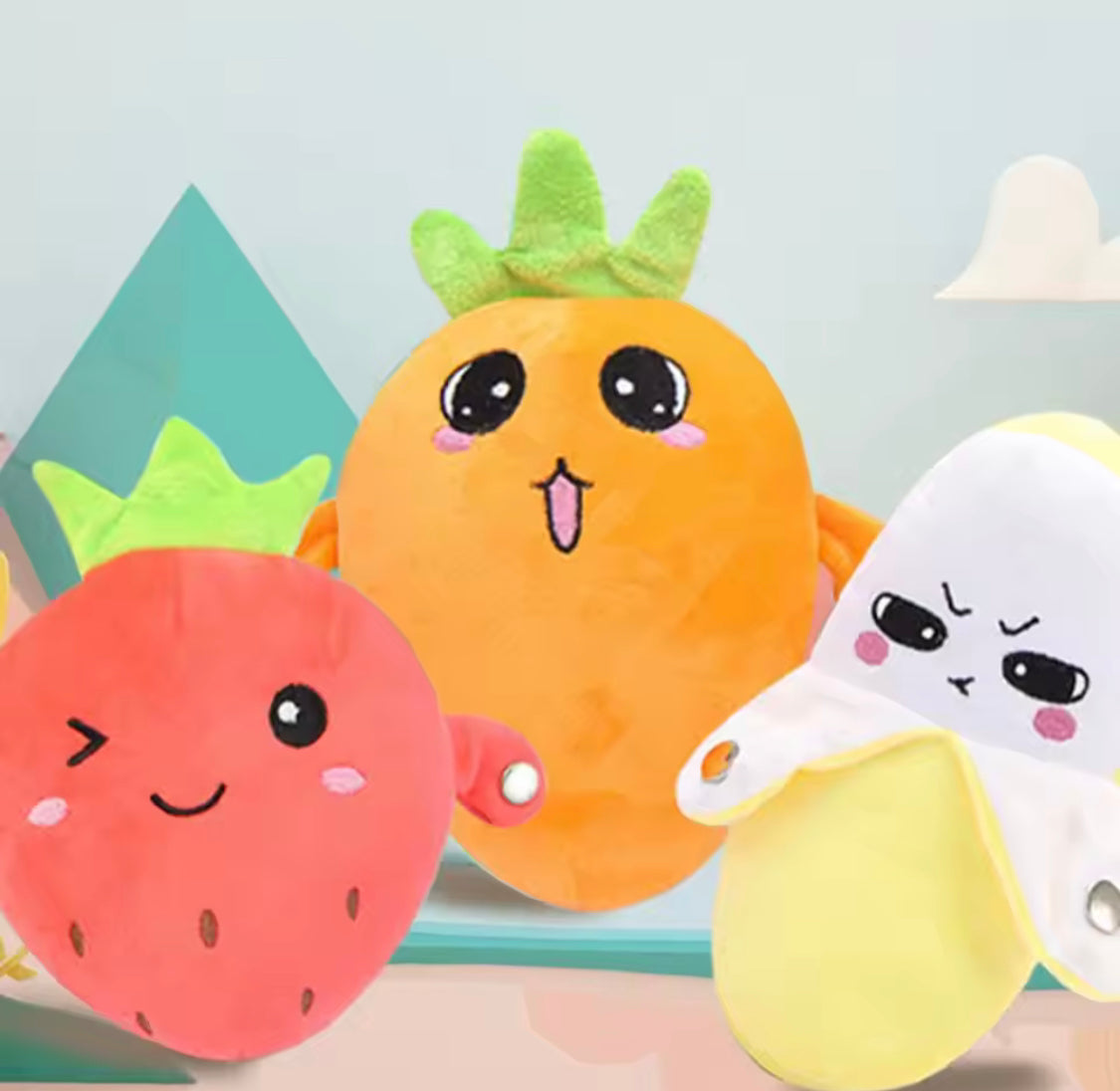 Musical Fruit Sensing Piano Plush Toy, Interactive Musical Sensory Toy, Musical Soft Children Plush Toy, Cute Motion Sensor Fruit Toy