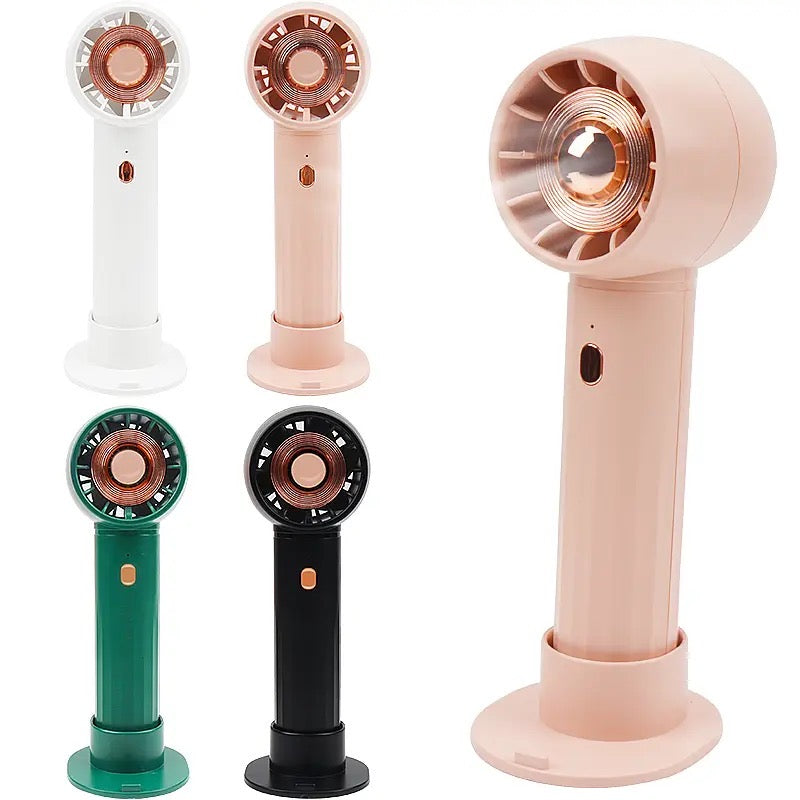 Mini Handheld Fan, Quiet Desk Fan, Semiconductor Cooling Fan Multi- Function