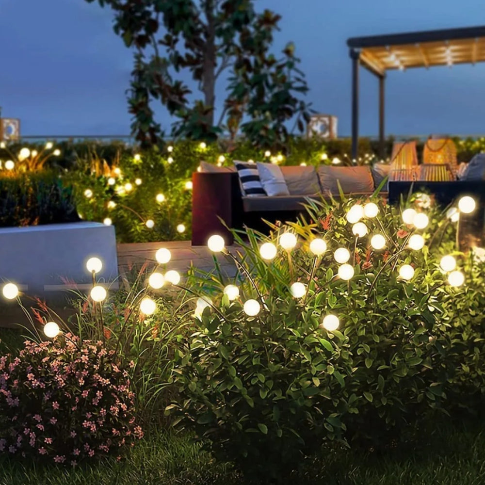Led Solar Firefly Lights, Outdoor Garden Lawn Lights, Waterproof Swaying Light, Party Decorations Solar Lamp