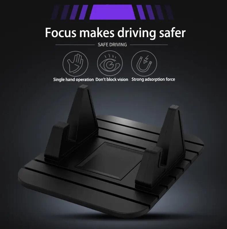 Fairy Car Mobile Holder, Universal Anti-slip Car Silicone Holder Mat Pad, Dashboard Stand For Phone, Mini Multifunction Mobile Desktop Car Stand, Portable Rubber Grip GPS Smartphone Holder