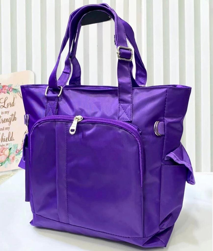 Sunny Side Bag Pack, Zippered Tote Bag, Multifunctional Capacity Bag, Convenient Travel Bag, Tote Carry Luggage Bag, Top Handle Handbag For Travel