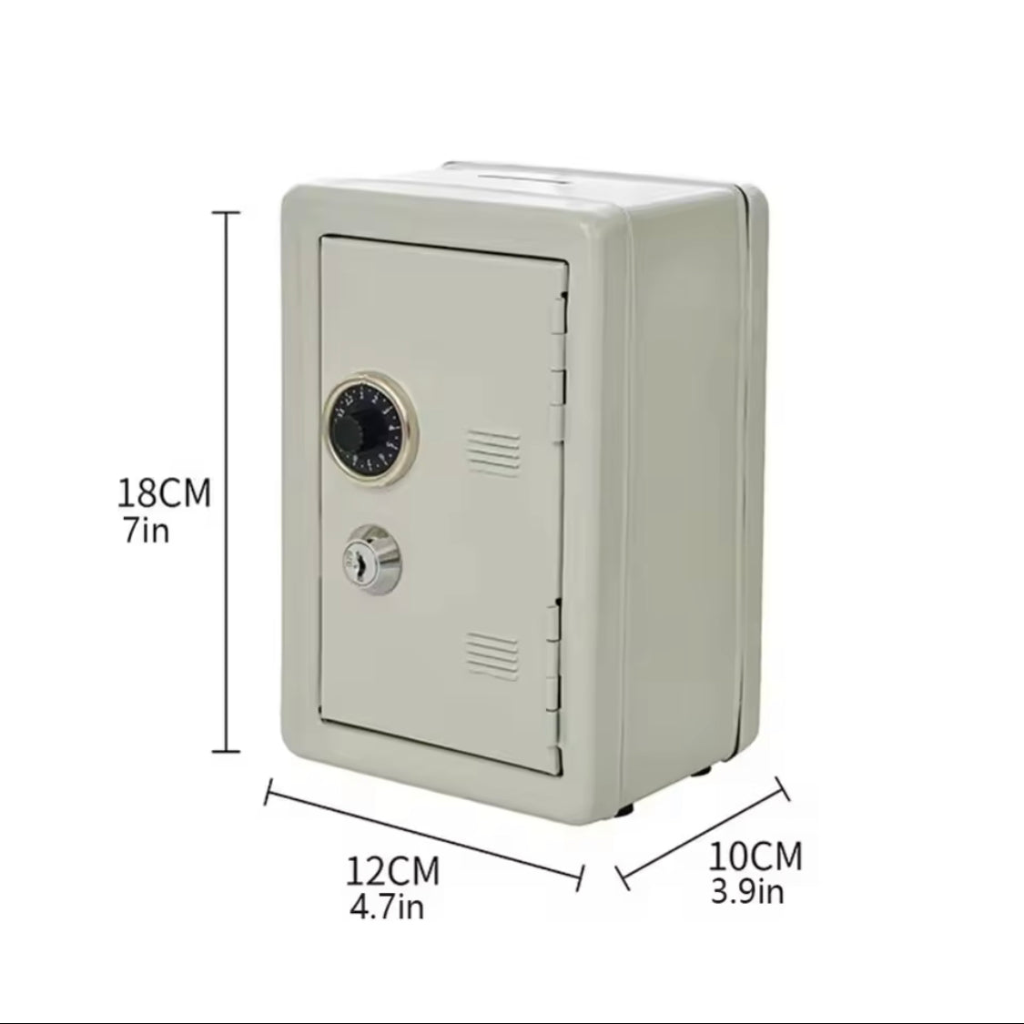 Mini Safe Locker Box, Mini Metal Saving Box, Compact Security Locker, Home Essentials Mini Safe