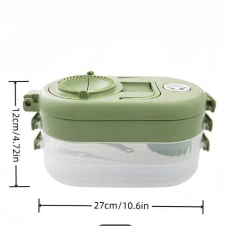 Multifunctional Dumpling Maker, Manual Dough Press Mold, Plastic Dumpling Storage Box