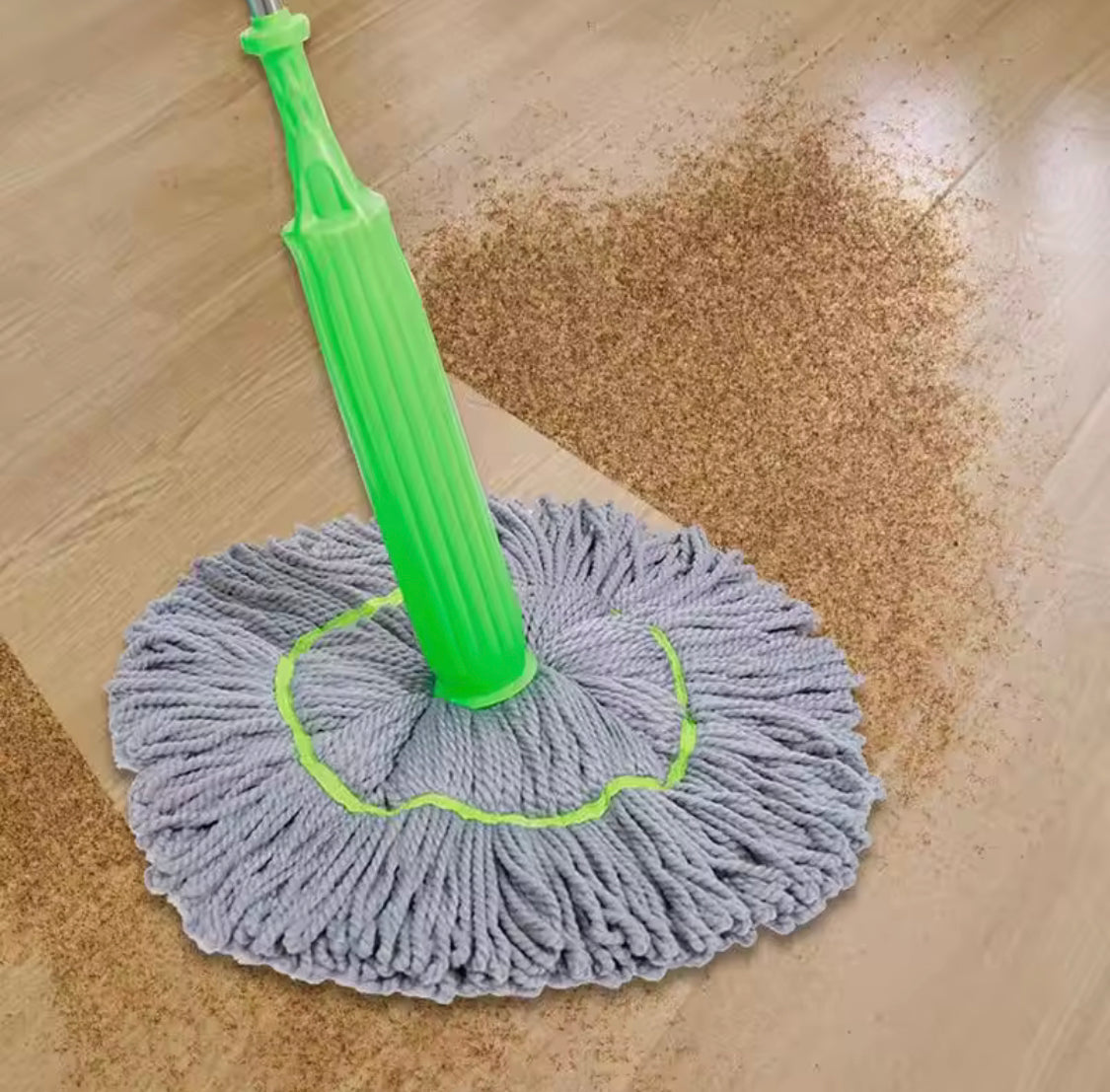 2 In 1 Microfiber Floor Mop, Microfiber Mop Wiper, Long Handle Kitchen Floor Cleaning Tool