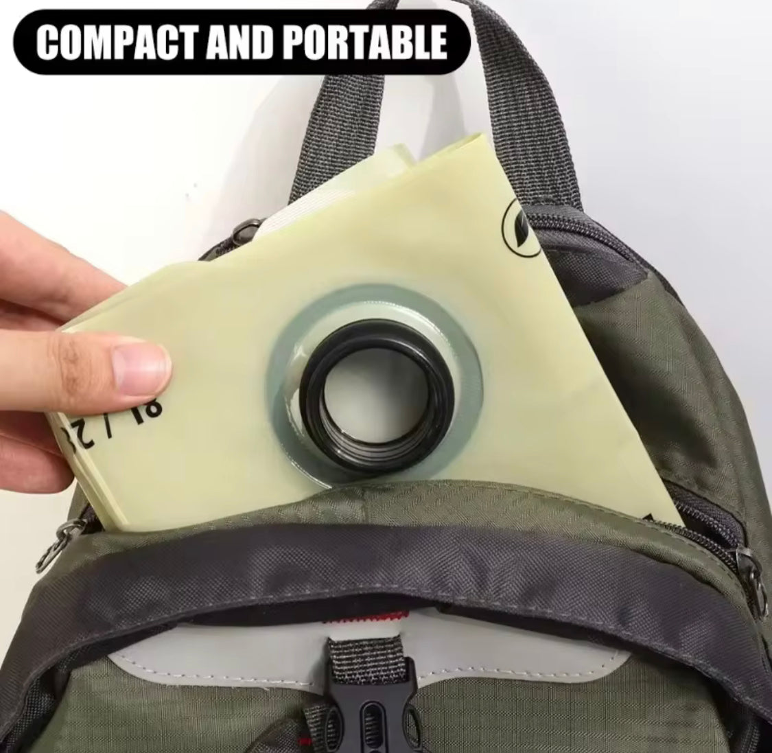 Foldable Water Bag With Faucet, Outdoor Camping Water Storage Pouch, Portable Water Container With Tap