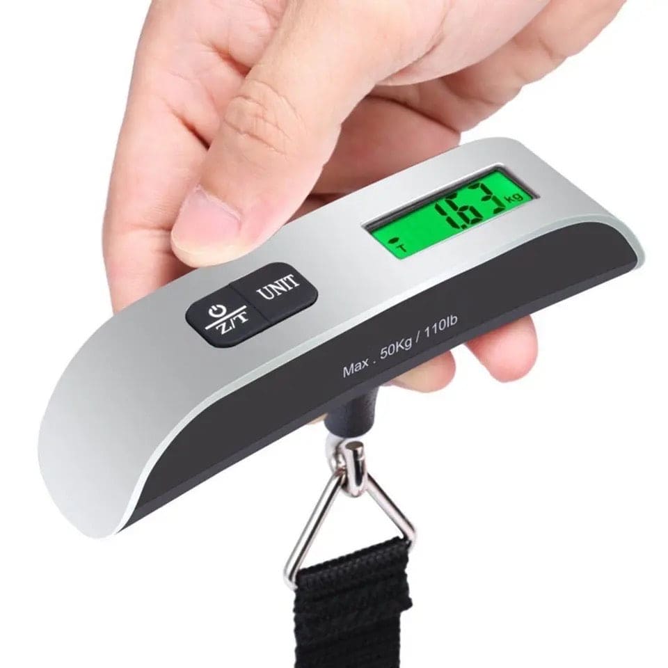 Electric Luggage Scale, Portable Digital Scale, Travel Weighs Baggage Bag Weight Balance Tool, Portable LCD Digital Hanging Scale, Portable Digital Travel Scales for Suitcases And Bags