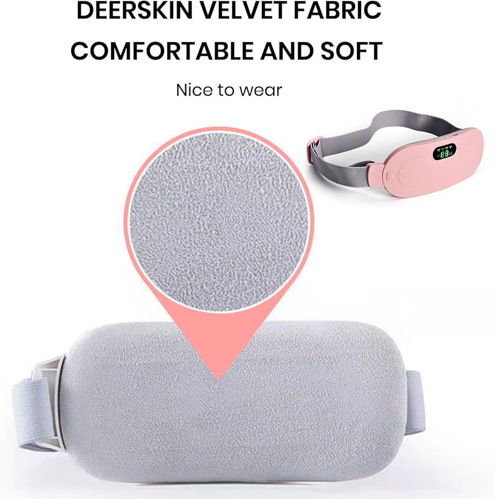 Portable Heating Pad, Menstrual Heating Massager Belt, Abdominal Pain Relief Belt, Heating Waist Belt Massager, Menstrual Pain Relief Device