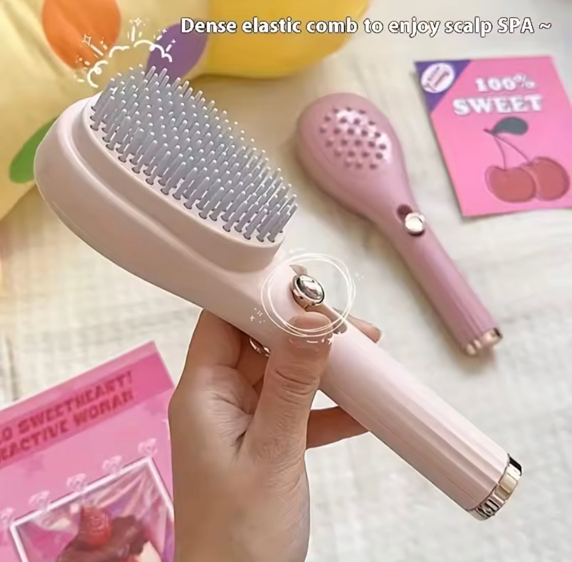 Portable Telescopic Magic Comb, Hair Comb Magic Hair Brush, Self Cleaning Scalp Massage Comb, Women Salon Styling Tool