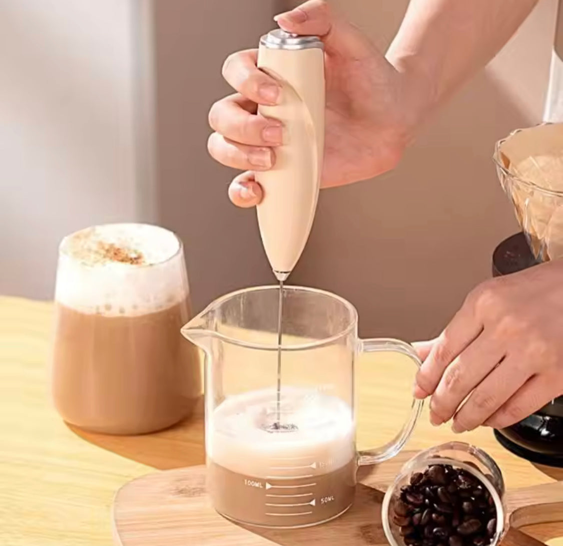 Handheld Battery Powered Coffee Beater, Portable Wireless Blender, Milk Frother Mixer, Kitchen Cooking Tool