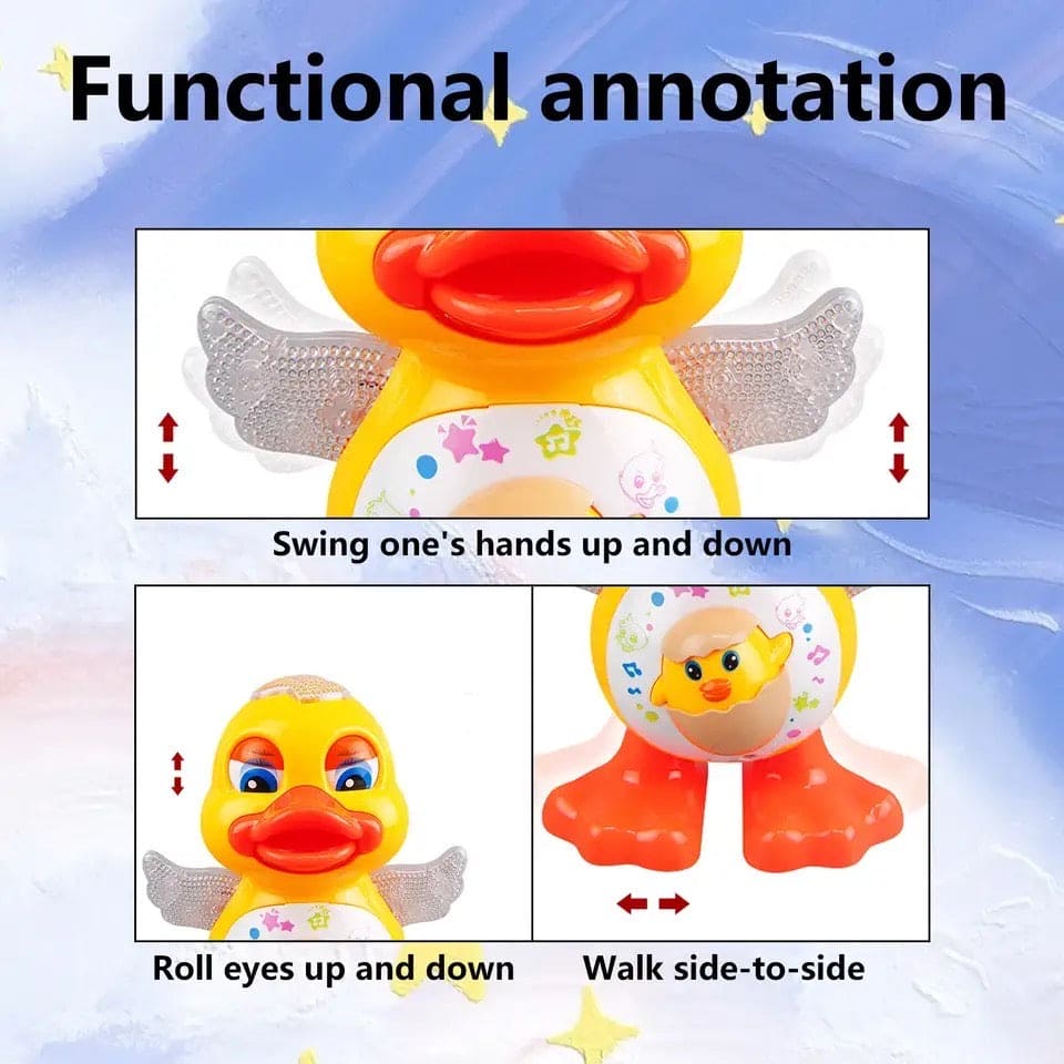Cute Dancing Duck, Baby Musical Duck Toy, Musical Flashing Duck Doll