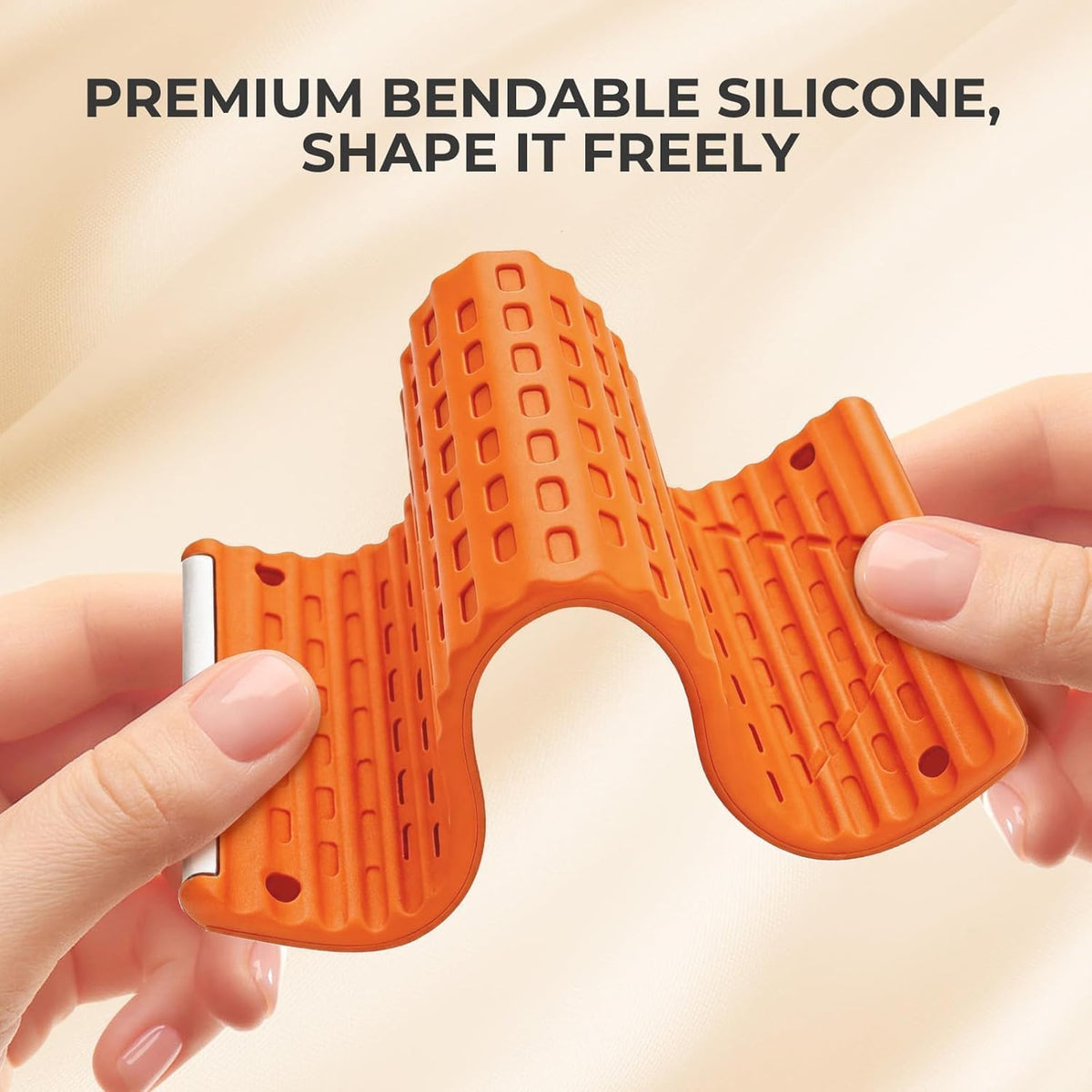 Flexible Silicone Phone Stand, Foldable Mobile Stand, Adjustable Mobile Holder, Phone Holder Stand for Desk, Tablet & Laptop Mobile Holder