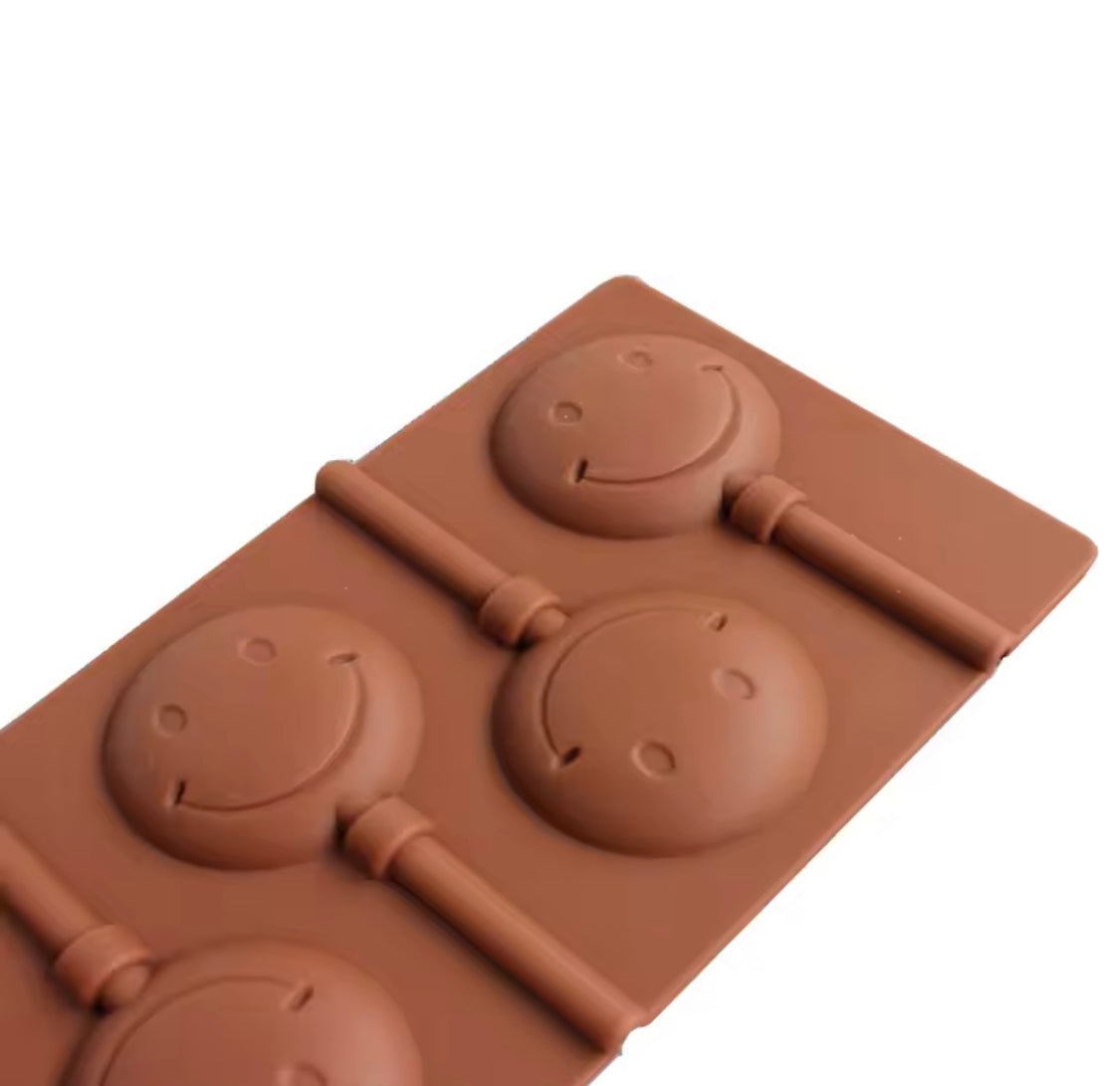 Silicone Lollipops Mold, Chocolate Candy Stick Mold, Reusable Ice Lolly Mold, Cute Silicone Jelly Ice Mold