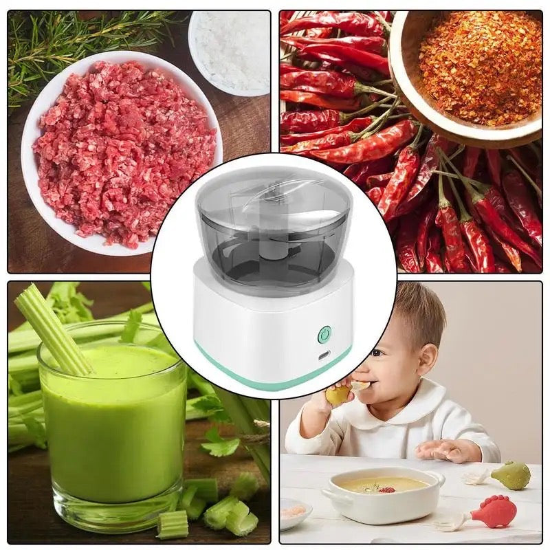 Mini Meat Grinder Mini Electric Mixer Multipurpose Food Processor A eveen.pk