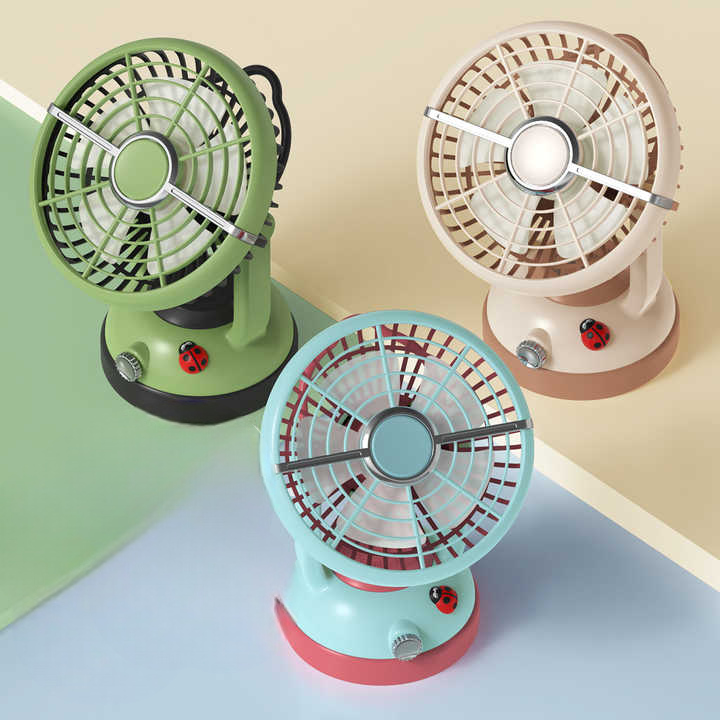 Portable Hanging Clip Electric Fan, Mini Rechargeable Camping Fan, Handy Air Cooler