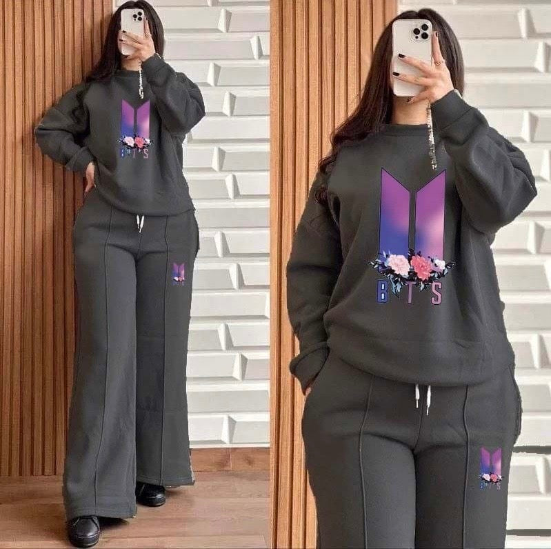 2pcs Baggy Style Women Winter Track Suit