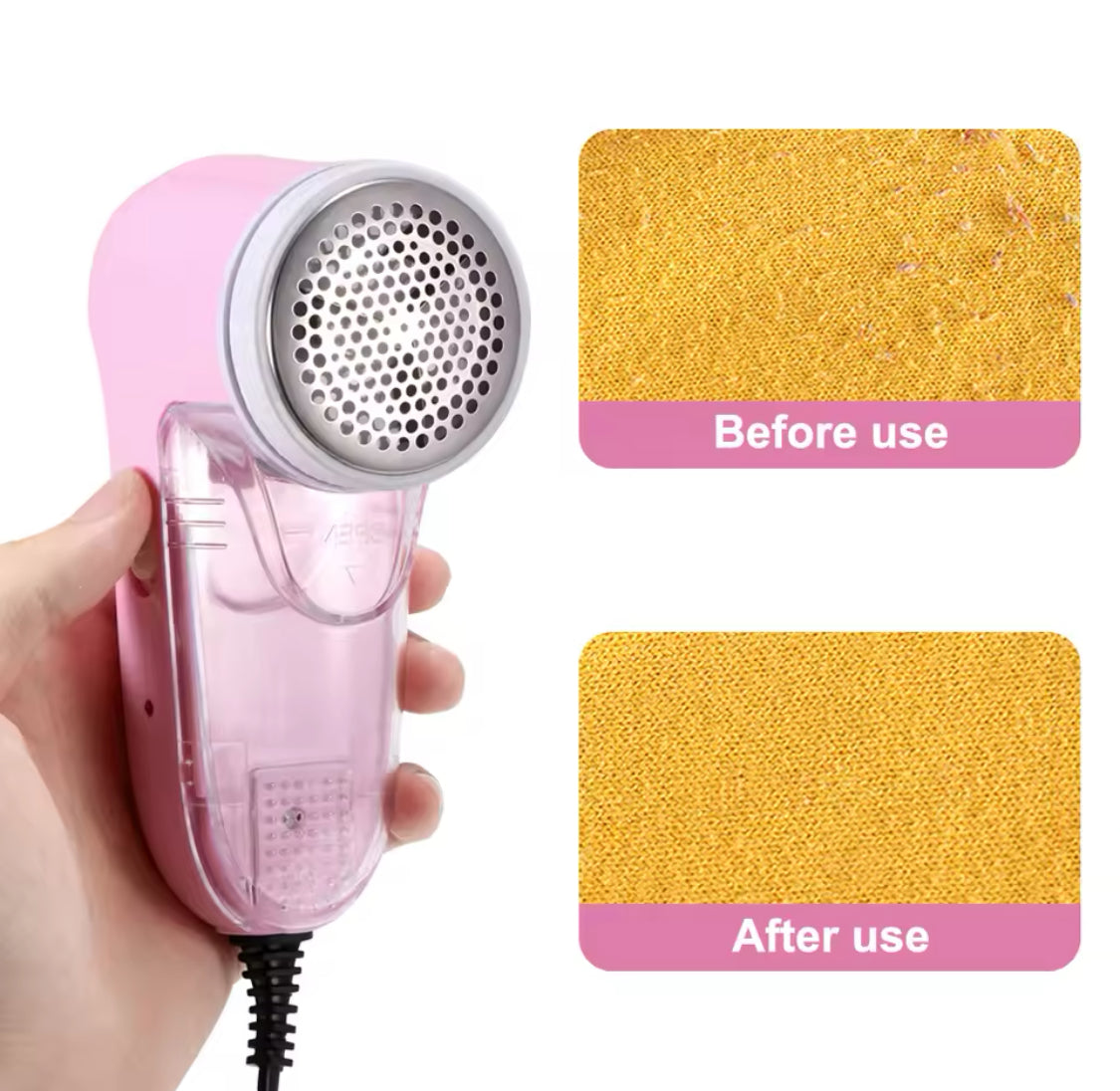 USB Operated Clothes Lint Remover, Portable Electric Clothes Fabric Shaver, Fuzz Removal Machine