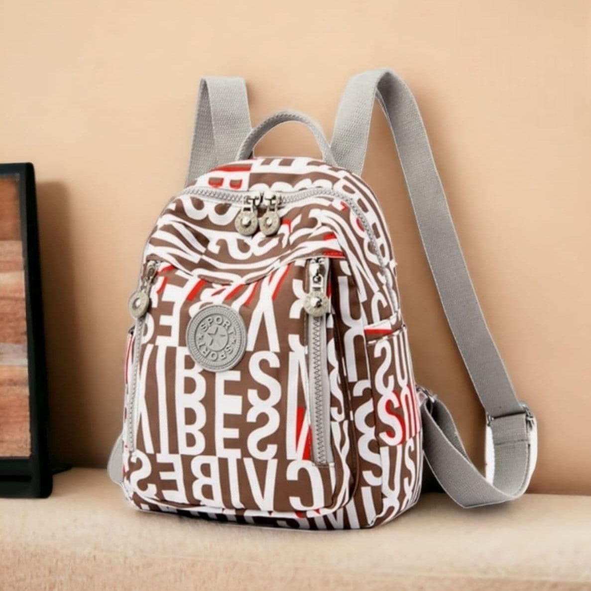 Alphabetical Stylish Bag Pack, Soft Toddler Bag, Girls University Shoulder Bag Share Tweet, Large Capacity Outdoor Travel Backpack