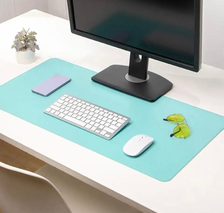 Laptop Portable Leather Mat, Waterproof Smooth Surface Laptop Cushion ...